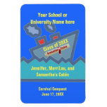 Graduation Cruise Personalized Cabin Door Marker Magnet at Zazzle
