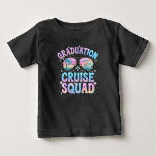 Graduation Cruise Squad Cruising Ship Retro Baby T-Shirt