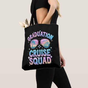 Graduation Cruise Squad Cruising Ship Retro Tote Bag