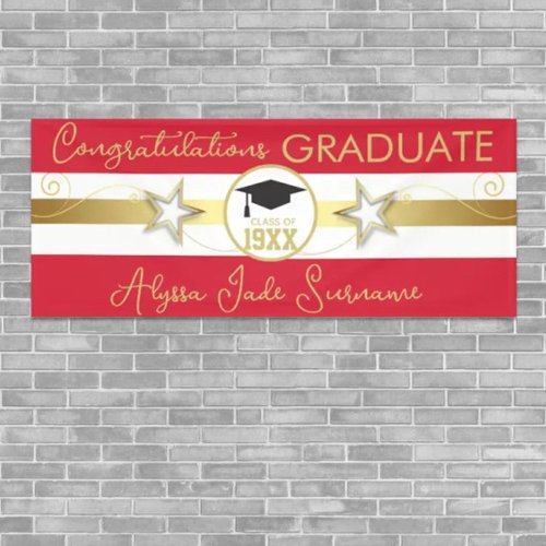 Graduation Custom Congrats Grad Party Banner