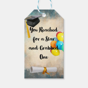 Graduation custom gift tags