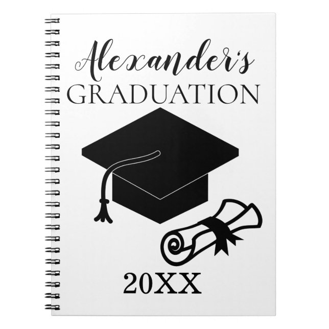 Graduation Custom Guest Book | Sign in Book (Front)