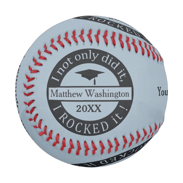 Graduation custom name & year baseball (Back Right)