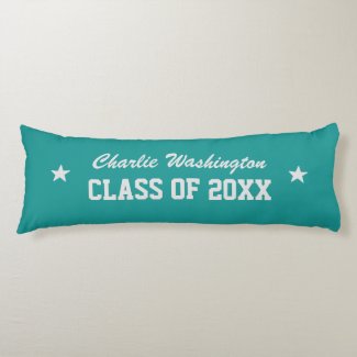 Graduation custom name, year & color body pillow
