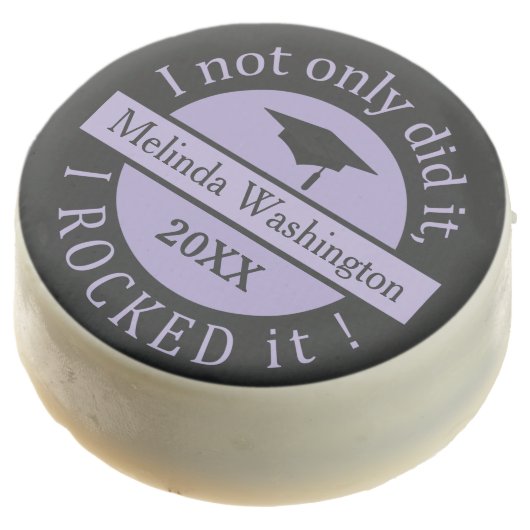 Graduation custom name & year cookies (Angled)