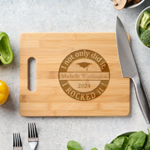Graduation custom name & year engraved cutting board