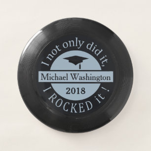 Graduation custom name & year frisbee