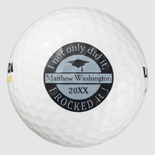 Graduation custom name & year golf balls