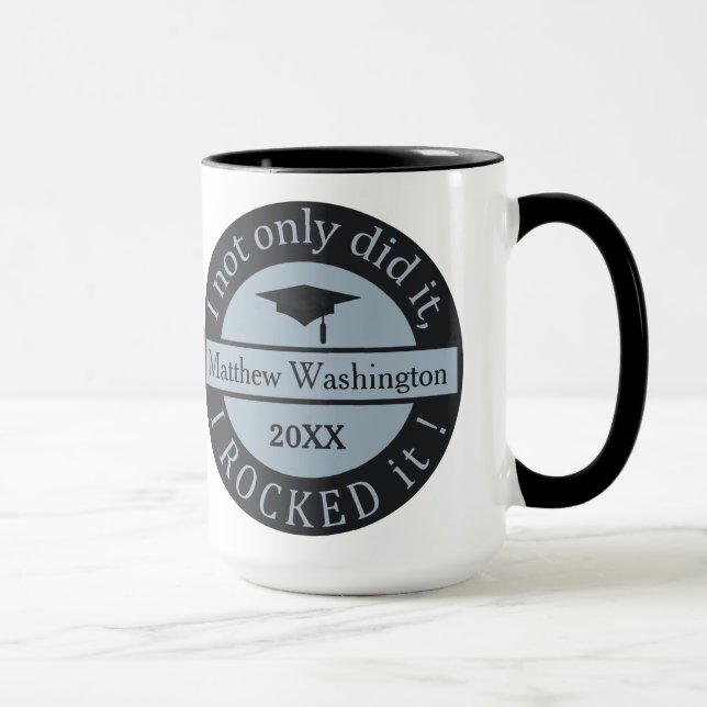 Graduation custom name & year mugs (Right)