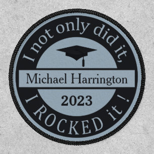 Graduation custom name & year patch
