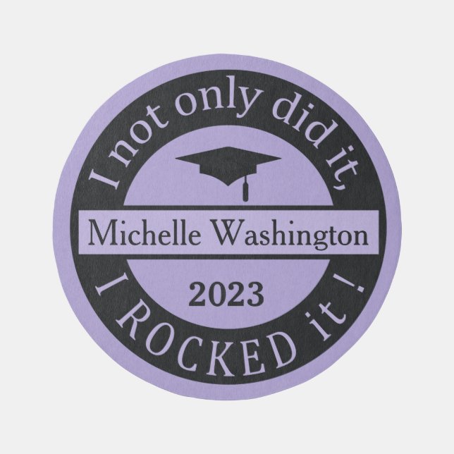 Graduation custom name & year rug (Front)