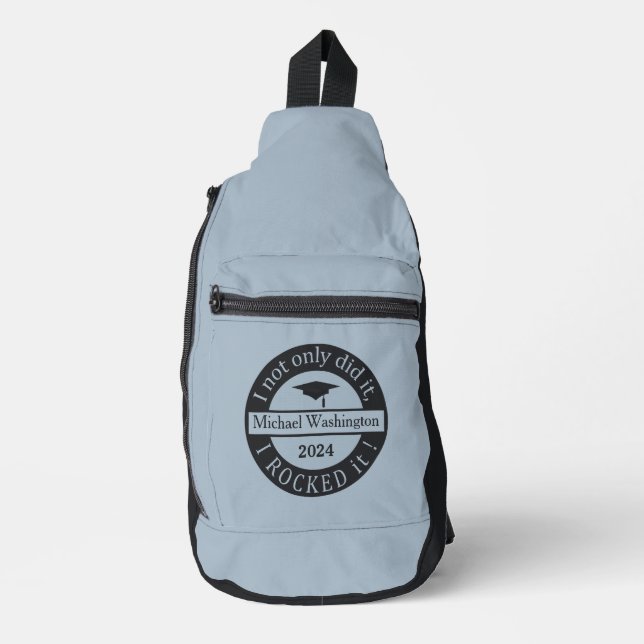 Graduation custom name & year sling bag (Front)