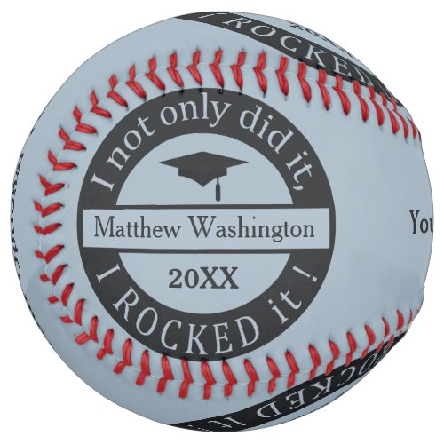 Graduation custom name  year softball