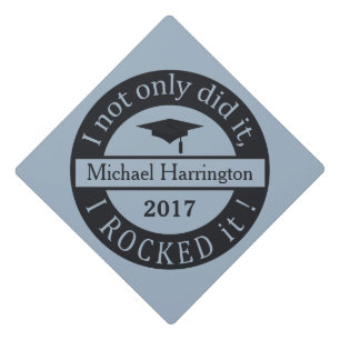 Graduation custom name & year tassel topper