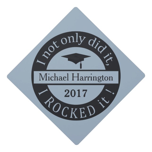 Graduation custom name & year tassel topper (Front)