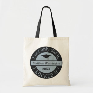 Graduation custom name & year tote bags