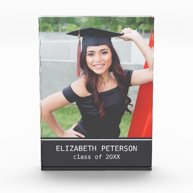 Graduation Custom Photo Block (Front)