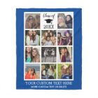 Graduation Custom Photo Collage Blue