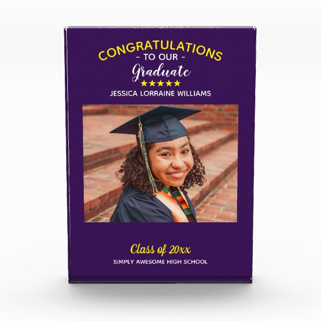 Graduation Custom Photo Congratulations Graduate (Front)
