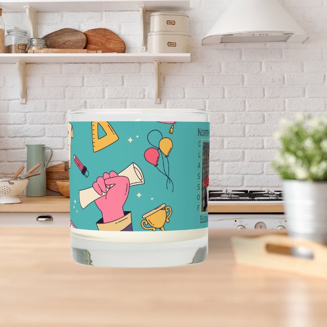 Graduation Custom Photo Congratulations Party Scented Candle (Creator Uploaded)