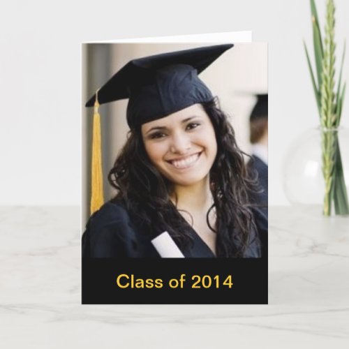 Graduation Custom Photo Greeting Card