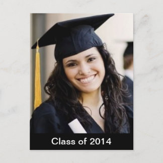 Graduation Custom Photo Postcard