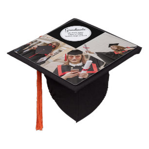Graduation Custom Photo Poster Cap Topper