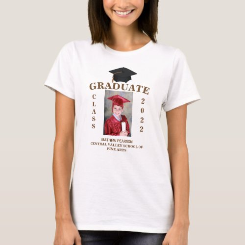 Graduation Custom Photo T_Shirt