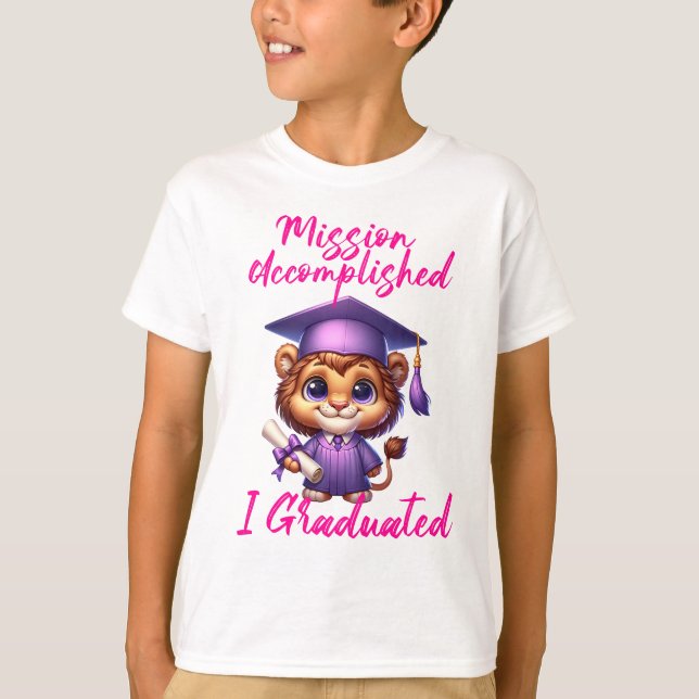 Graduation Day Celebrate Your Big Achievement T-Shirt (Front)