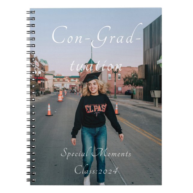 Graduation Day Photo memories notebook (Front)