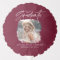 Graduation decor script modern burgundy elegant