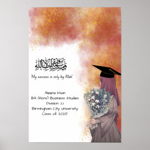Graduation Degree certificate  Poster