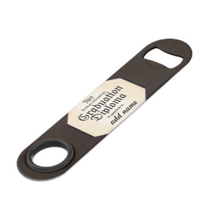 Graduation Diploma - Add Grad's Name! Bar Key