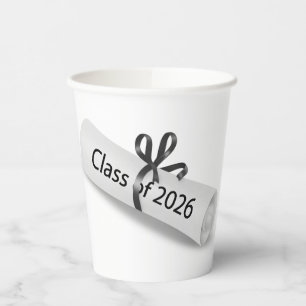 Graduation Diploma for 2026 Paper Cups