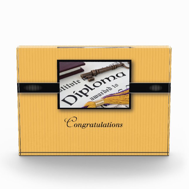 Graduation Diploma, Horizontal Gift (Front)