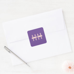 Graduation Diploma Pink & Purple Envelope Seal