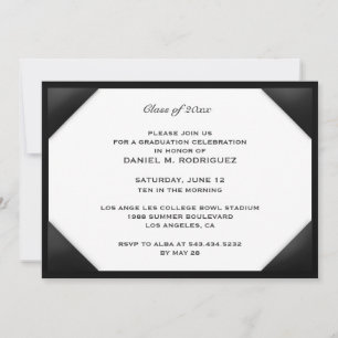 Graduation Diploma Theme Flat Invitation