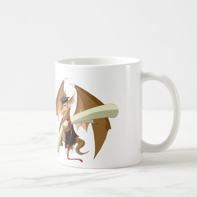 Graduation Dragon Mug (Right)