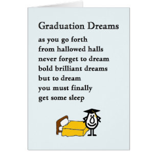 Funny Poems For Graduates Gifts On Zazzle