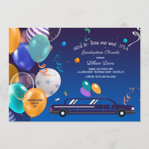 Graduation Drive Through Parade Invitation
