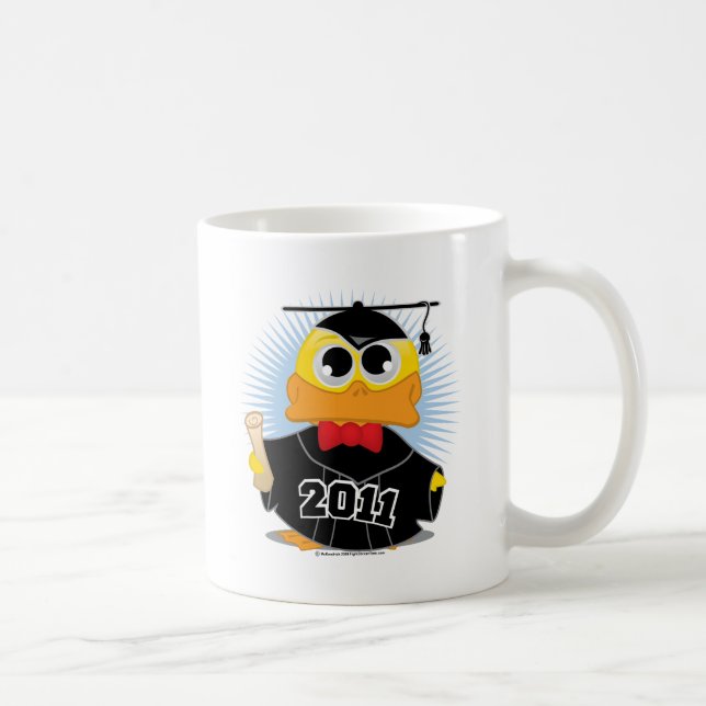 Graduation Duck 2011 Coffee Mug (Right)