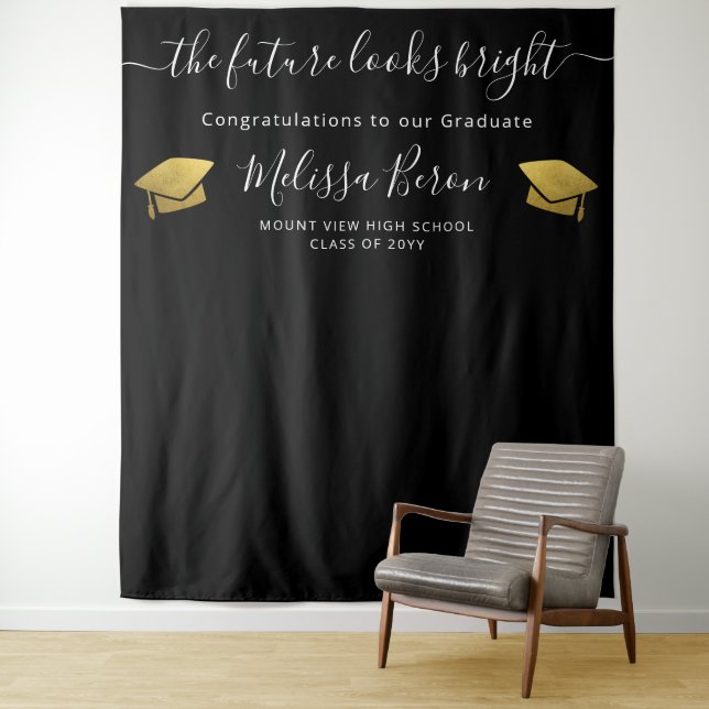 Graduation elegant Photo Backdrop for Photo booth (In Situ)