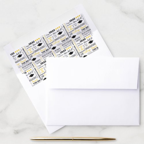 Graduation Envelope Liner