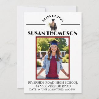 Graduation (Evergreen/Female) Invitation