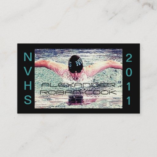 Customizable Graduation Exchange Tag-Sample Business Card Templates