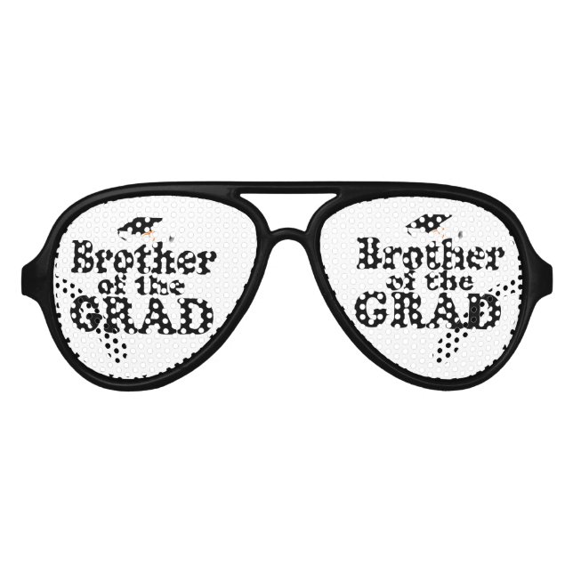Graduation Family - Brother of the Grad Aviator Sunglasses (Front)