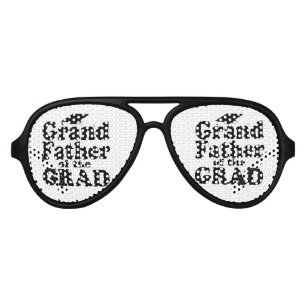 Graduation Family - Grandfather of the Grad Aviator Sunglasses