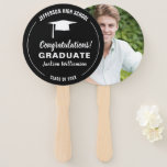 Graduation Fan Your School Color Graduate Photo