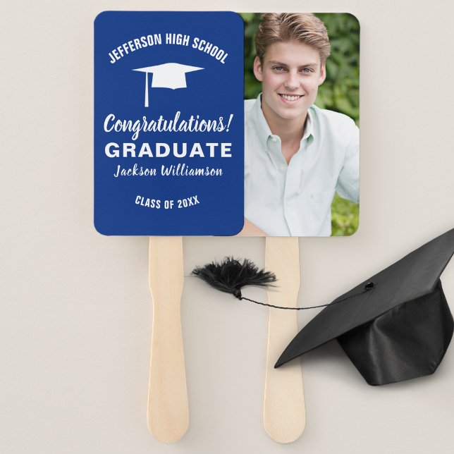 Graduation Fan Your School Color Graduate Photo (Creator Uploaded)
