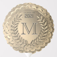 Graduation Faux Gold Foil  Balloon